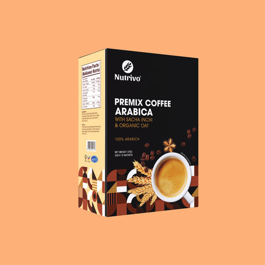 Luscious Premix Coffee Arabica with Sacha Inchi & Organic Oat 25g x 15s