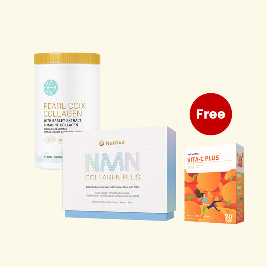 Pearl Coix Collagen + NMN Collagen Plus [FREE - PREMCARE Vita-C Plus]