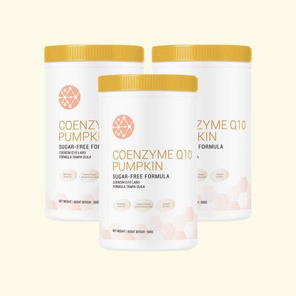 Coenzyme Q10 Pumpkin Sugar Free Formula 500g [3 Btl Set]