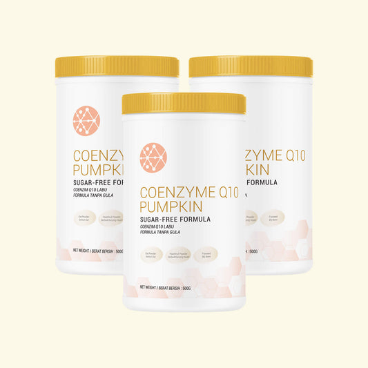 Coenzyme Q10 Pumpkin Sugar Free Formula 500g [3 Btl Set]