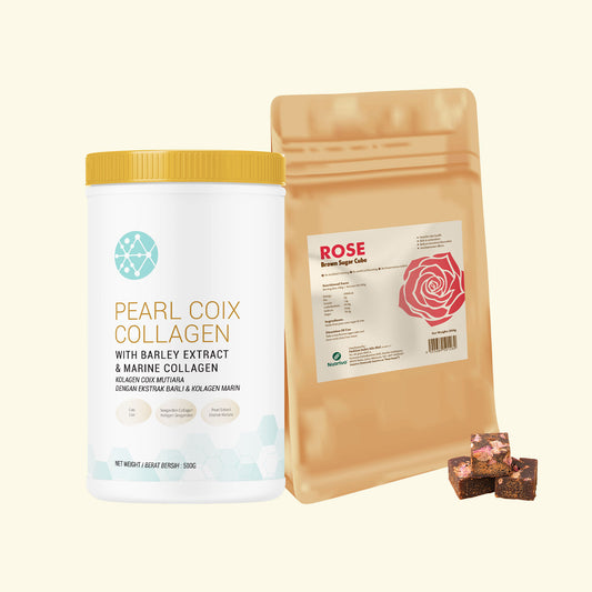 Pearl Coix Collagen + Rose Brown Sugar Warm Up Combo