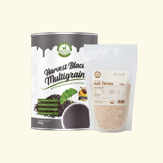 Harvest Black Multigrain + Oat Bran Breakfast Set