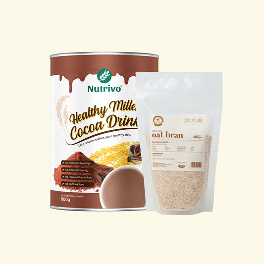 Millet Cocoa + Oat Bran Breakfast Set